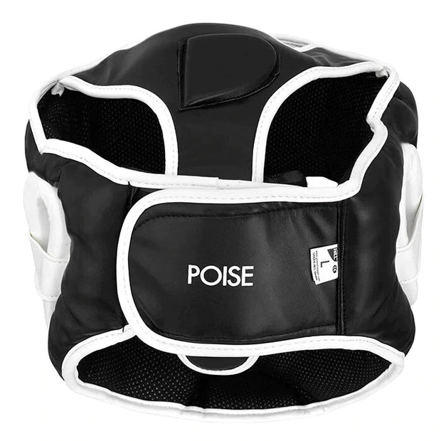 POISE Head Guard - Durable Artificial Leather, High-Density Foam, Adjustable Straps