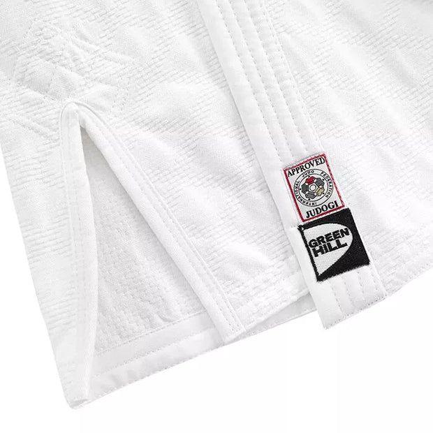 PROFESSIONAL IJF-Approved Judo Suit – Adult Double Weave 100% Cotton with Twill Zean Fabric Coat & Trousers