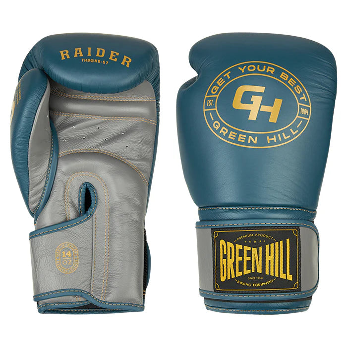 Boxing Gloves RAIDER-Blue/Grey