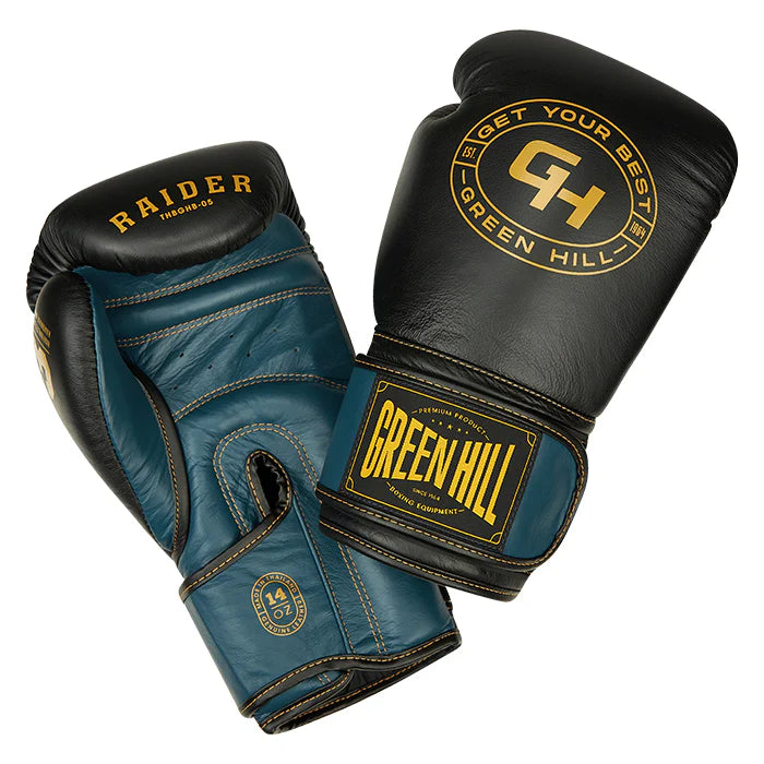 Boxing Gloves RAIDER-Black/Blue