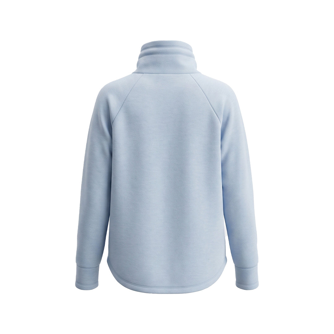 Custom Women Sweatshirt - Hi-Low Hem Cowl Neck - Personalized