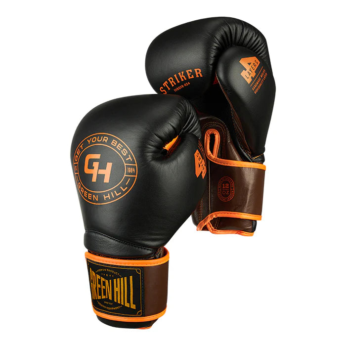 Boxing Gloves STRIKER-Black/Orange