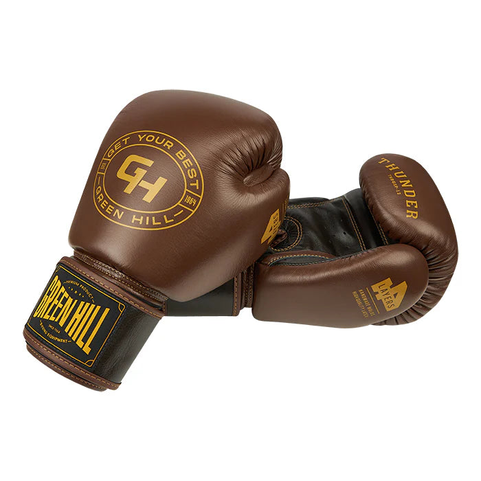 Boxing Gloves THUNDER-Brown/Tan