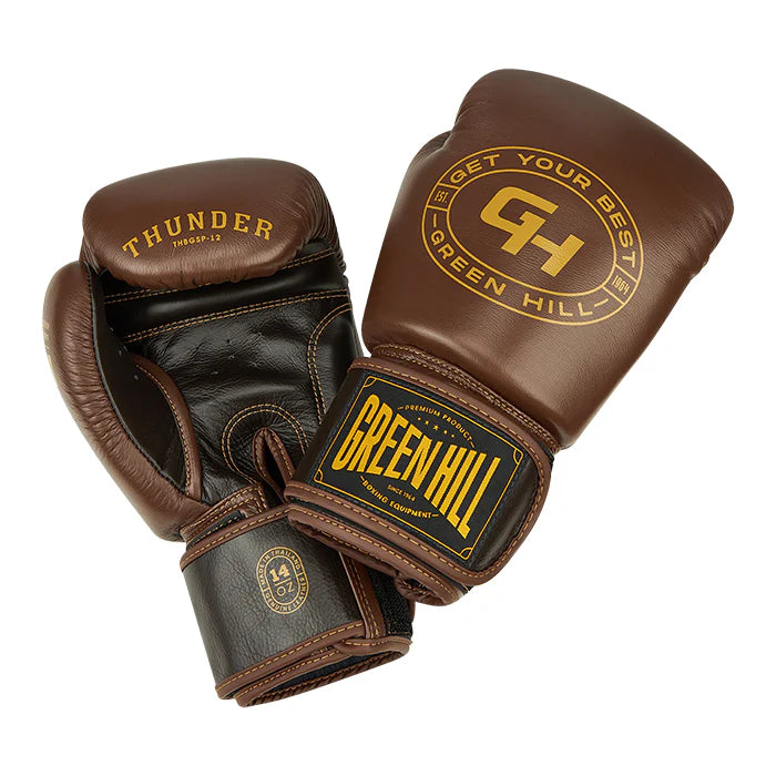 Boxing Gloves THUNDER-Brown/Tan