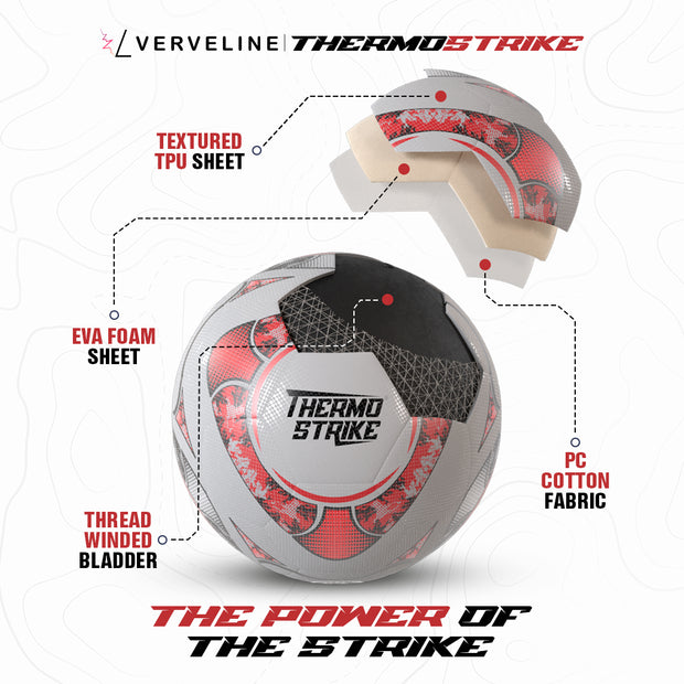 THERMO STRIKE Size 5 Competition Soccer Ball