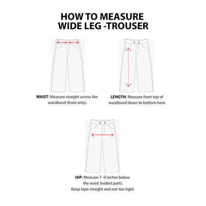 Custom Men Wide Trouser - Solid Color - Personalized Bottoms