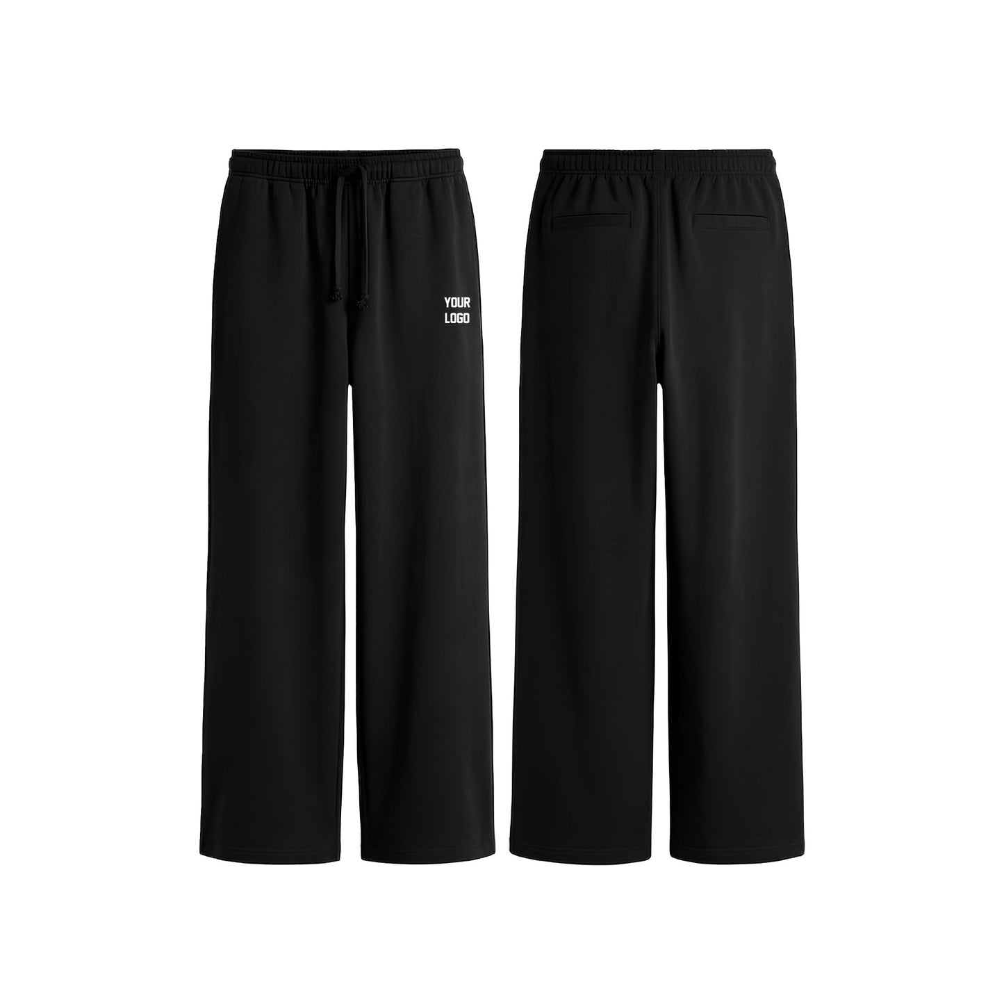 Custom Women Wide Trouser - Solid Color - Personalized Bottoms