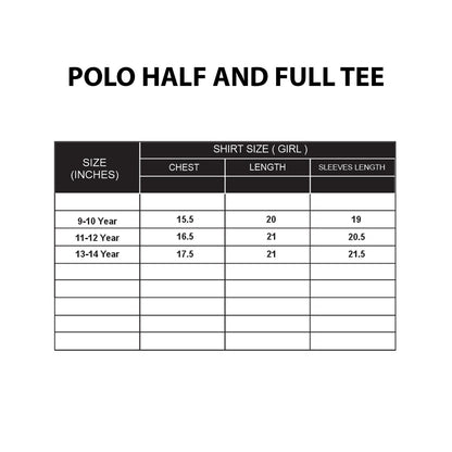 Custom Girls Polo - Solid Color - Personalized Top