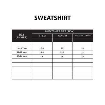 Custom Boys Sweatshirt - Solid Color - Personalized Crewneck