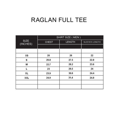 Custom Men Raglan Full Sleeves - Solid Personalized Top