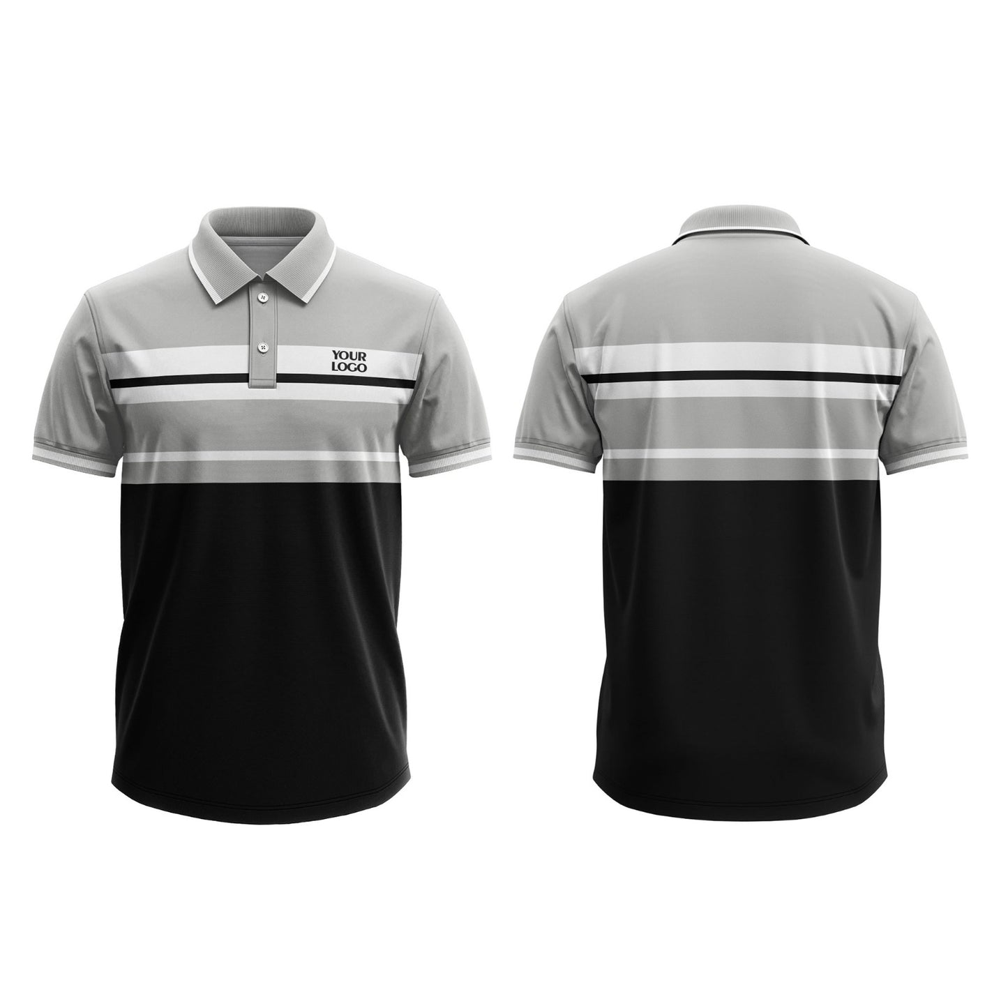 Custom Polo T-Shirt - Cut Sew Design - Personalized Polo Shirt