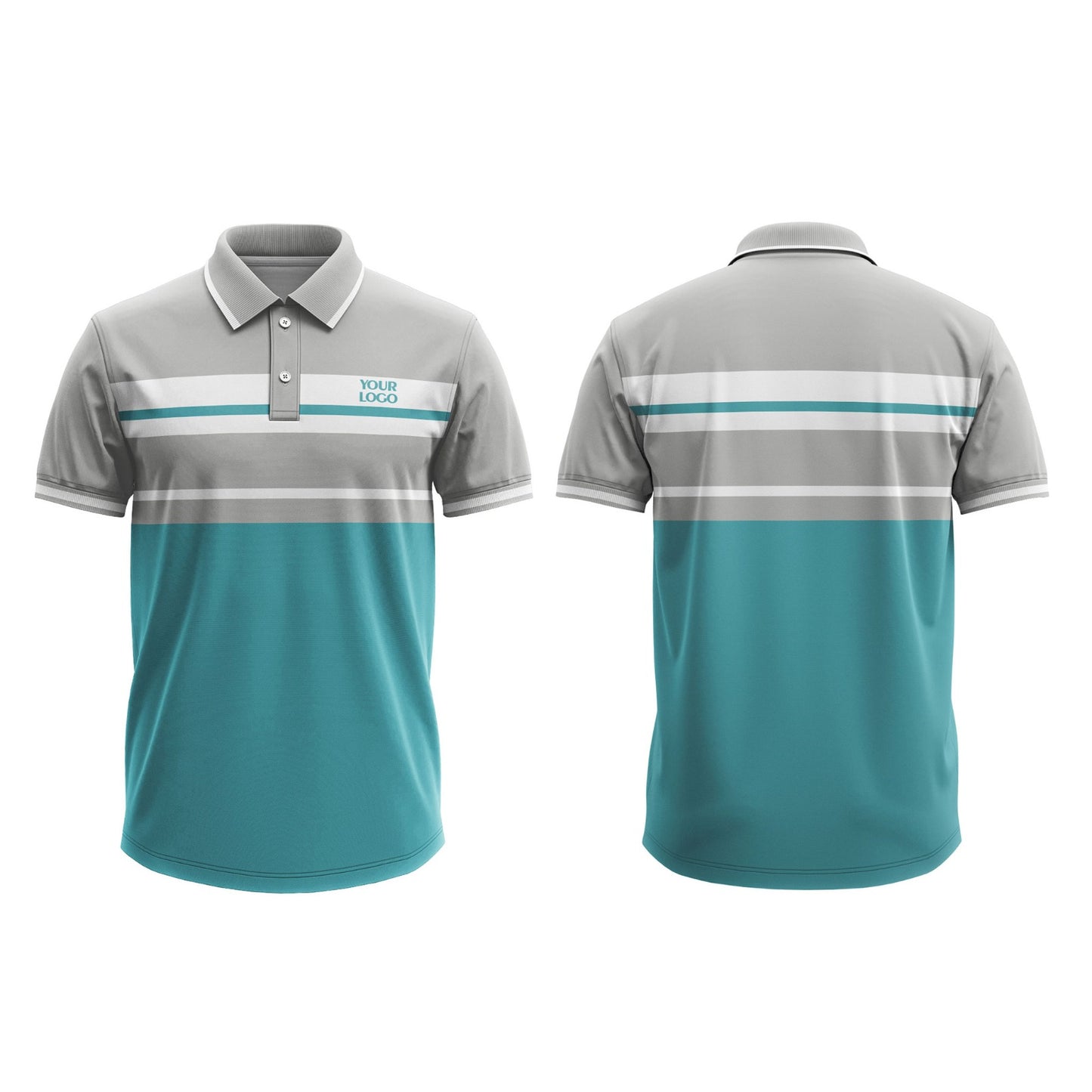Custom Polo T-Shirt - Cut Sew Design - Personalized Polo Shirt