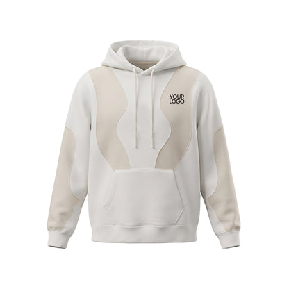 Custom Premium Hoodie - Flowline Panel Design - Personalized