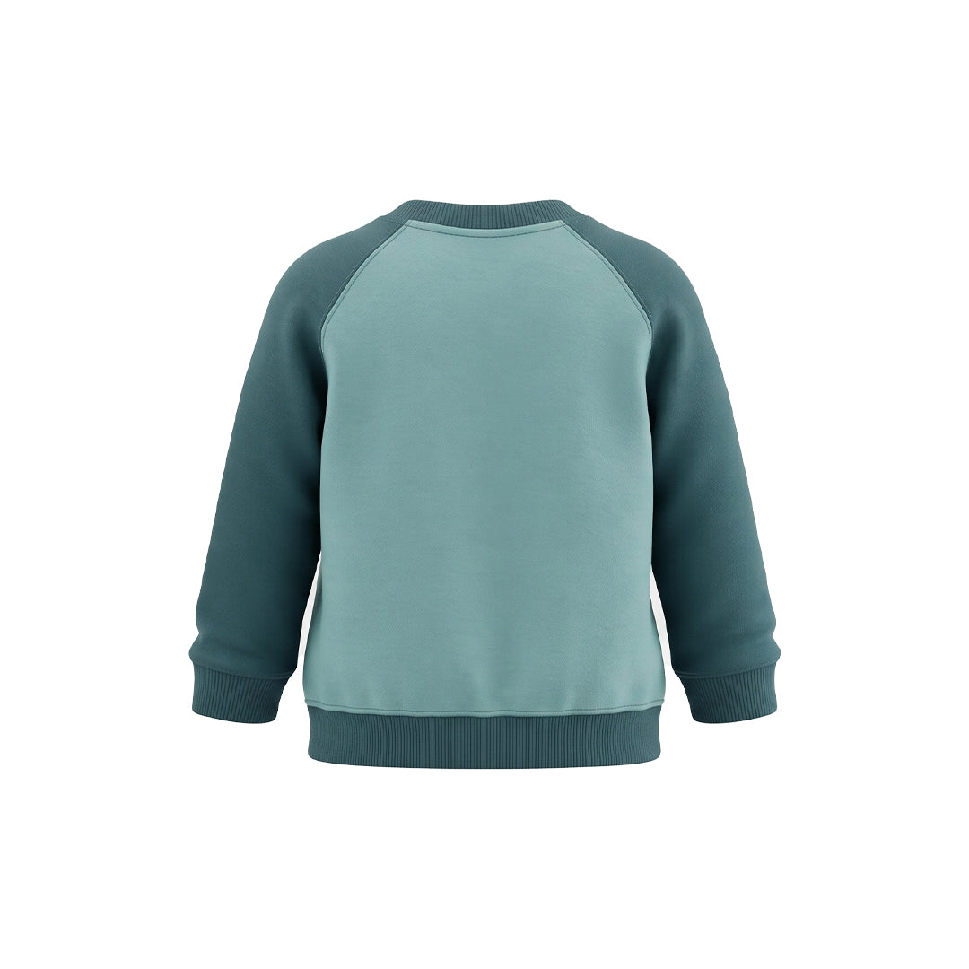 Custom Boys Sweatshirt - Kangaroo Pocket Raglan - Personalized Top
