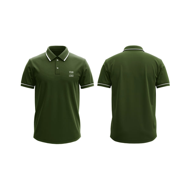 Polo Shirt Mockups – Custom Dark Green