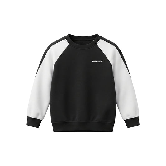Custom Boys Sweatshirt - Two-Tone Raglan Sleeves - Personalized