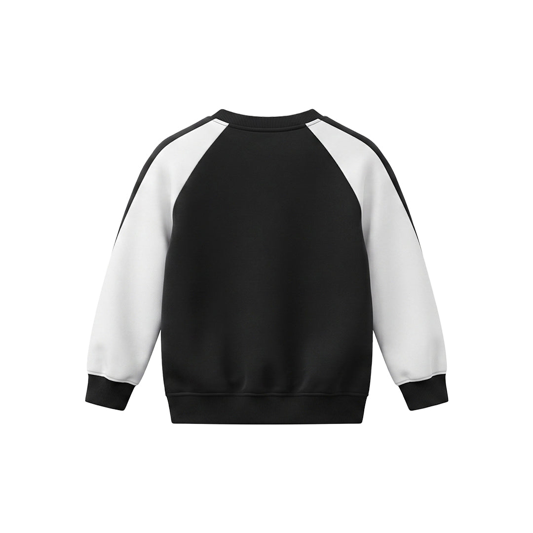 Custom Boys Sweatshirt - Two-Tone Raglan Sleeves - Personalized