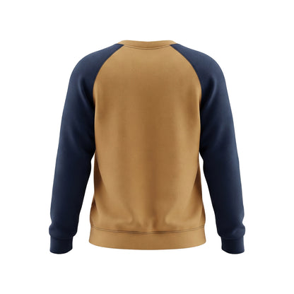 Custom Men Sweatshirt - Classic Raglan Design - Personalized Crewneck