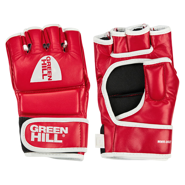 CAGE MMA Grappling Gloves – Genuine Leather for Training and Sparring