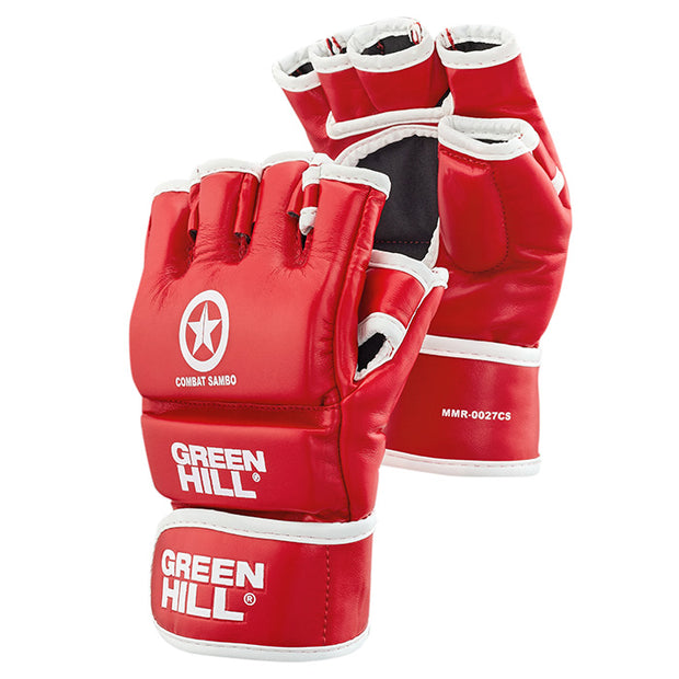 COMBAT SAMBO MMA Gloves – IMMAF Approved, Faux Synthetic Leather for Grappling & Training