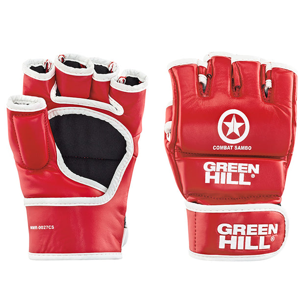 COMBAT SAMBO MMA Gloves – IMMAF Approved, Faux Synthetic Leather for Grappling & Training
