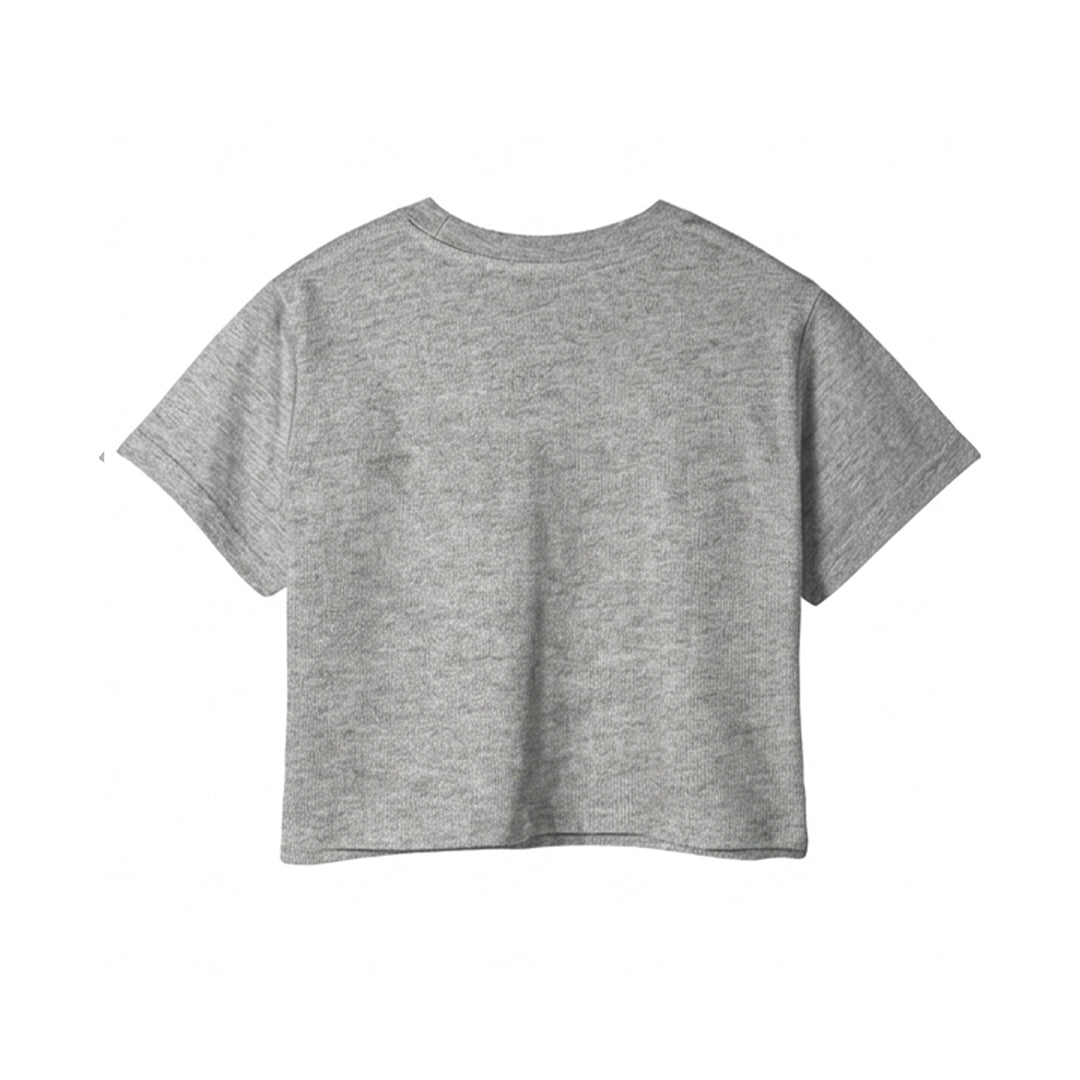 Custom Women Crop-Top - Solid Color - Personalized Halftee