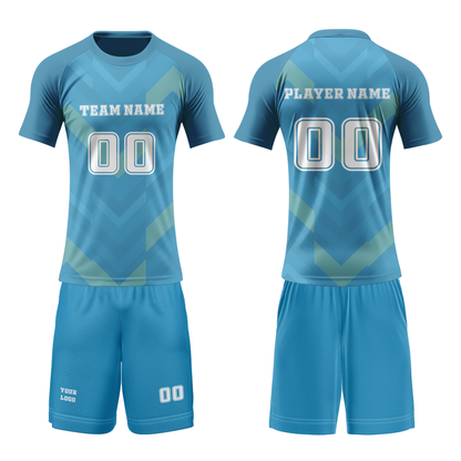 Custom Volleyball Uniform – Abstract Design – Personalized Teamwear