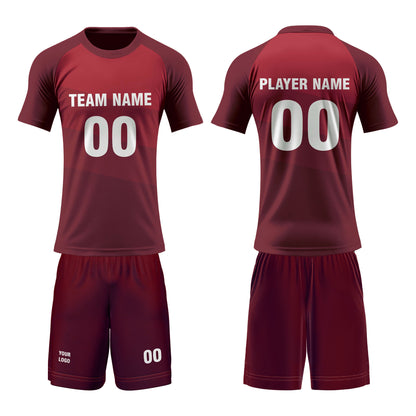 Custom Volleyball Uniform - Raglan Design - Personalized Kit