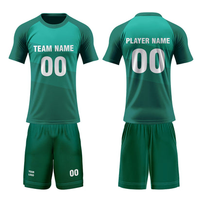 Custom Volleyball Uniform - Raglan Design - Personalized Kit