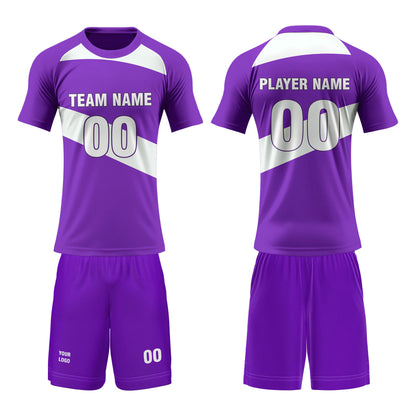 Custom Volleyball Uniform - White Panel Design - Personalized Kit