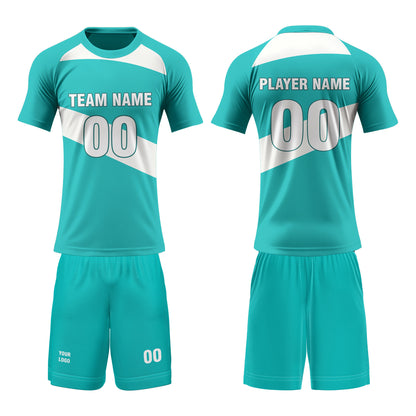 Custom Volleyball Uniform - White Panel Design - Personalized Kit