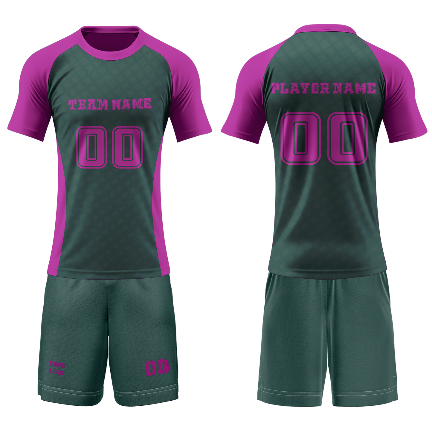 Custom Volleyball Uniform – Raglan Design – Personalized Uniform