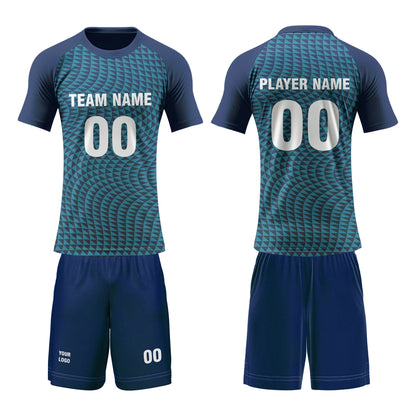 Custom Volleyball Uniform - Abstract Geometric - Personalized Team Kit