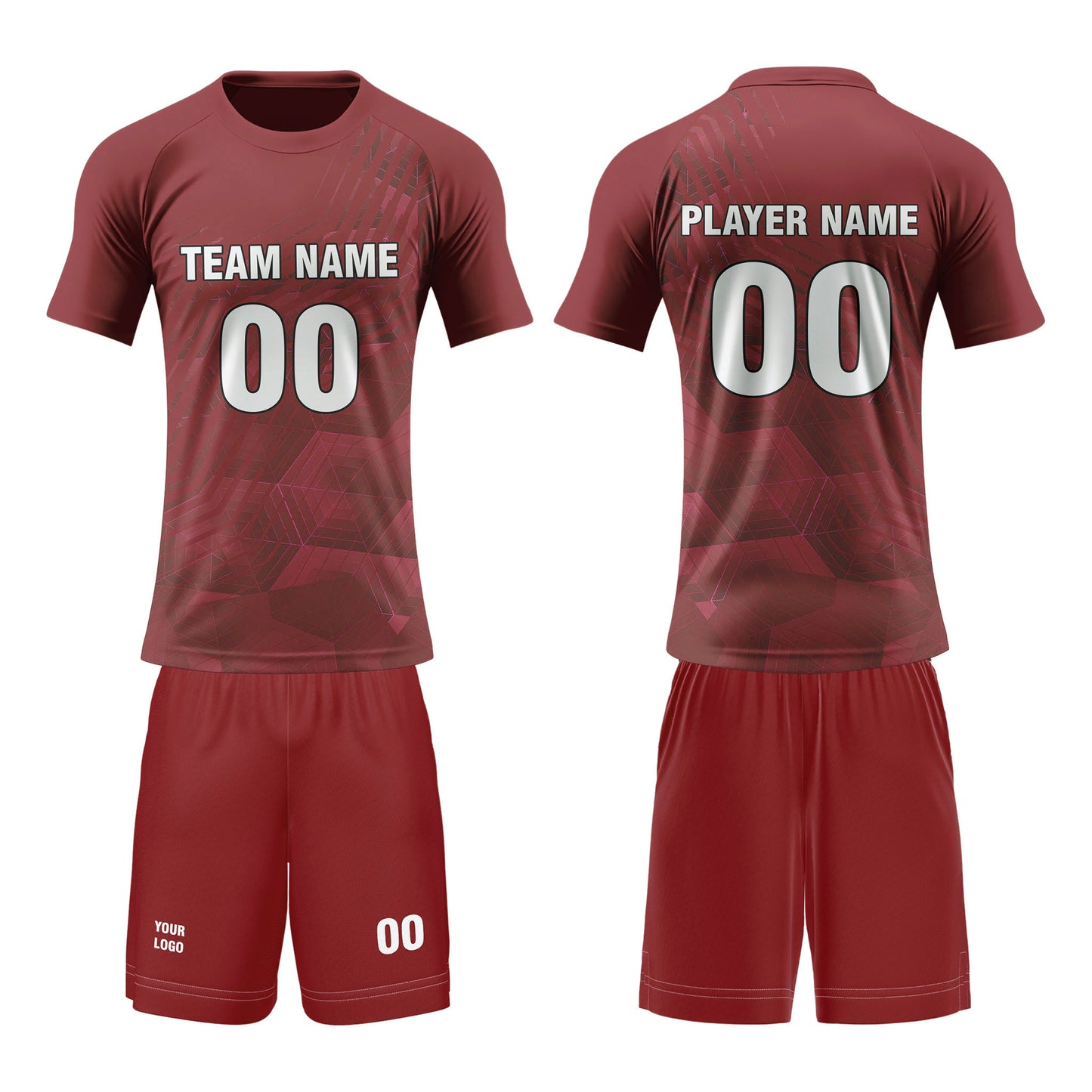 Custom Volleyball Uniform – Hex Web Design – Personalized Teamwear