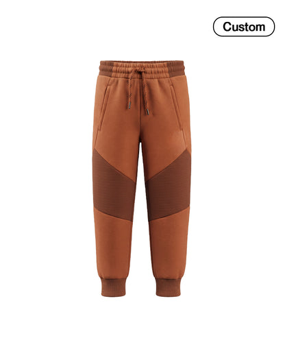 Custom Boys Jogger Pants - Knee Ribbed Panels - Personalized Pants