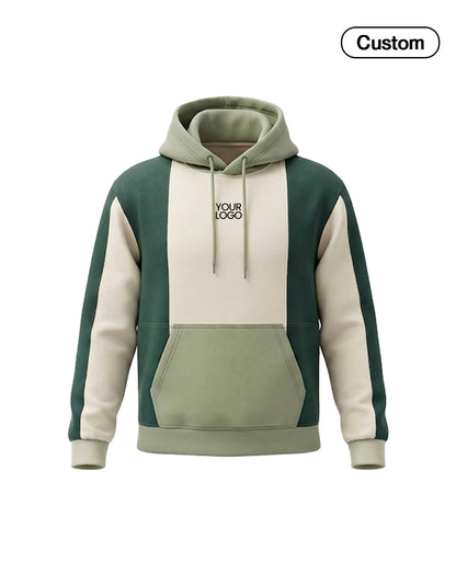 Custom Premium Hoodie - Vertical Center Panel - Personalized