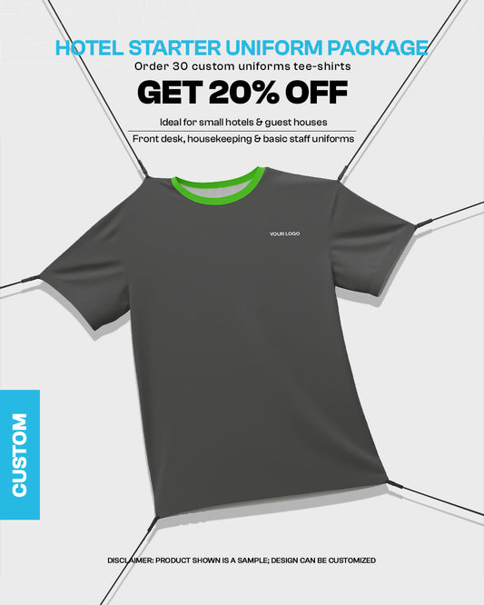 Hotel Starter – Uniform Tee Package