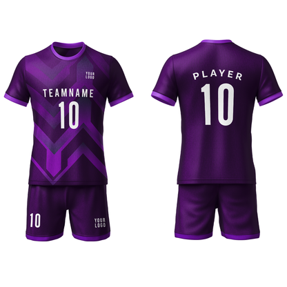 Custom Soccer Uniform – Zig Zag Design – Personalized Uniform