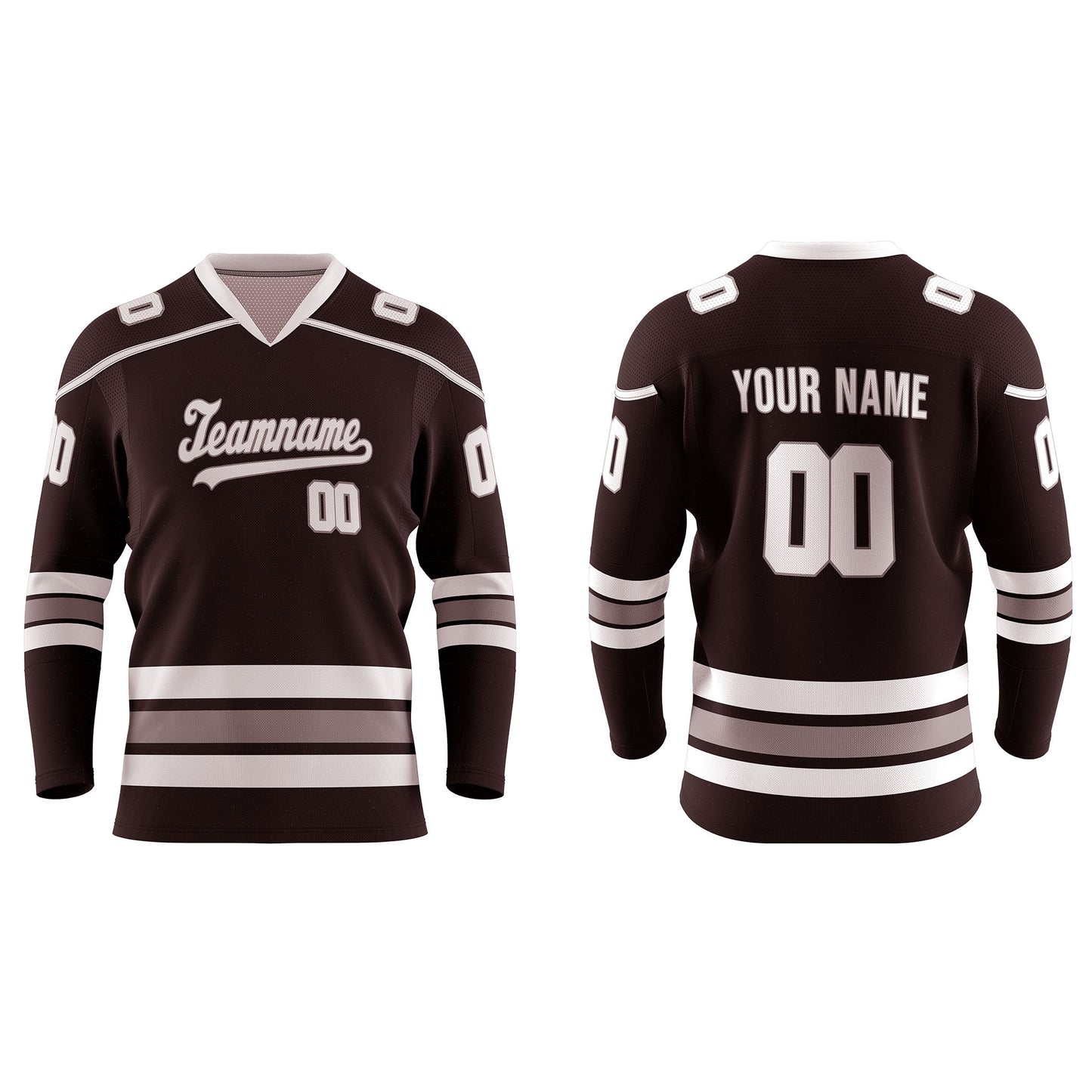 Custom Ice Hockey Jersey - Two-Color Accent – Personalized Teamwear