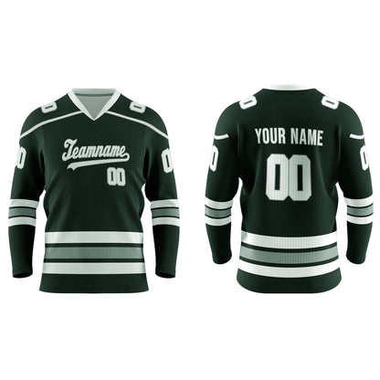 Custom Ice Hockey Jersey - Two-Color Accent – Personalized Teamwear