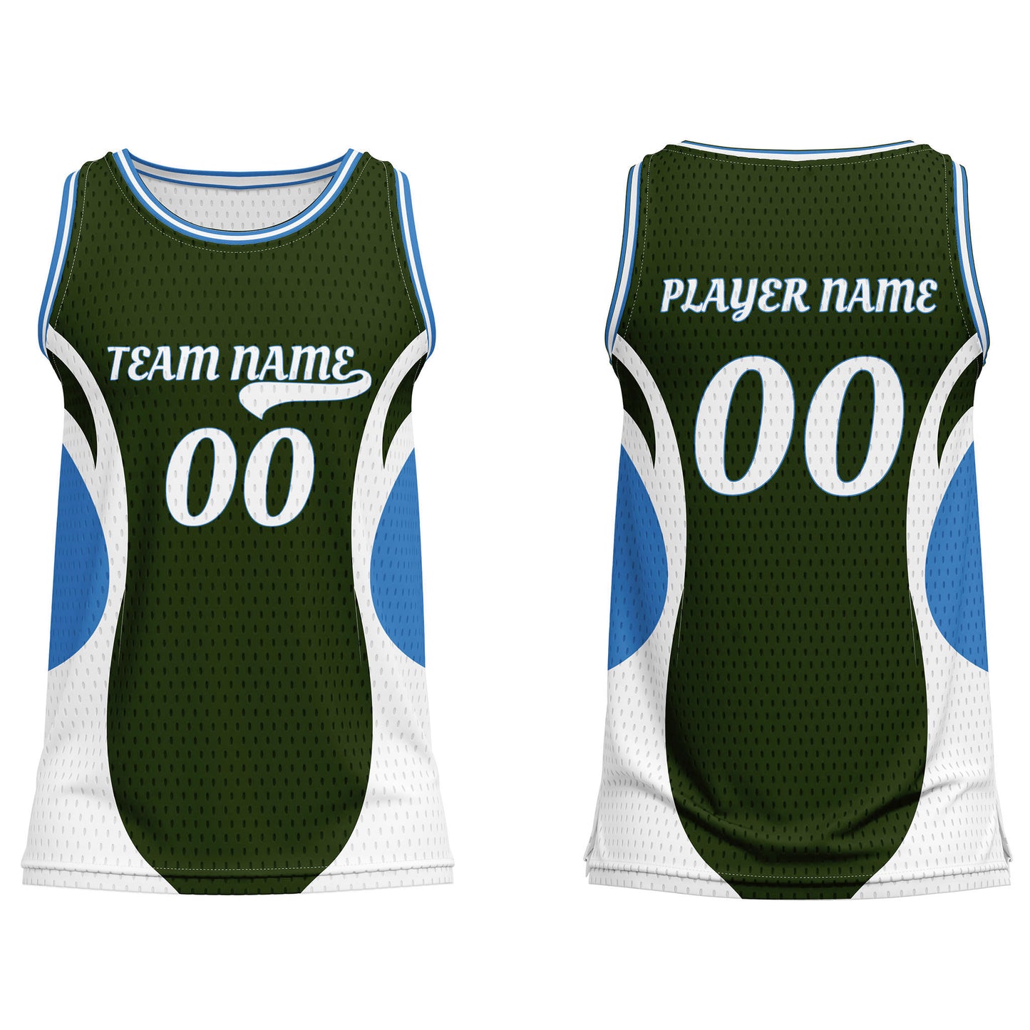 Custom Basketball Tank Top - Abstract Personalized Teamwear