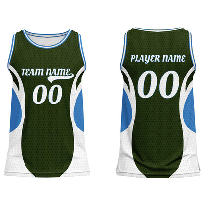 Custom Basketball Tank Top - Abstract Personalized Teamwear