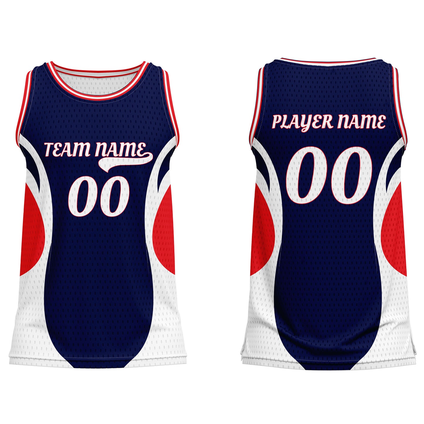 Custom Basketball Tank Top - Abstract Personalized Teamwear