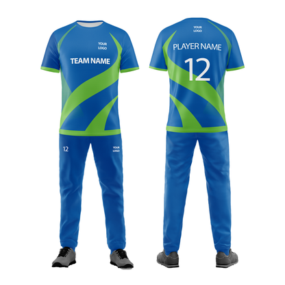 Custom Cricket Uniform - Two-Tone Accent - Personalized Team Kit