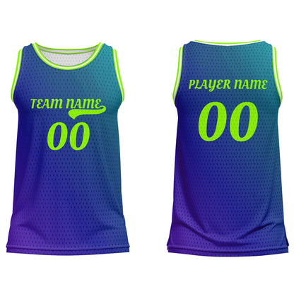 Custom Basketball Tank Top – Multi-Gradient Design – Personalized Jersey