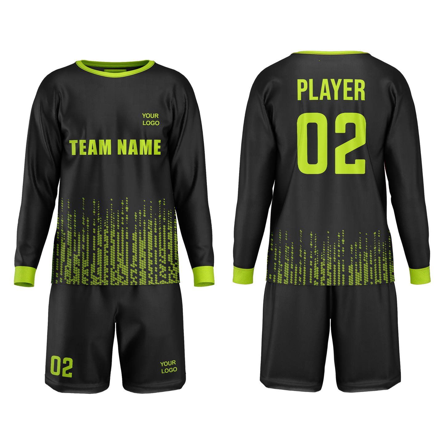 Custom Soccer Goalkeeper Uniform - Tech Design - Personalized Gamewear