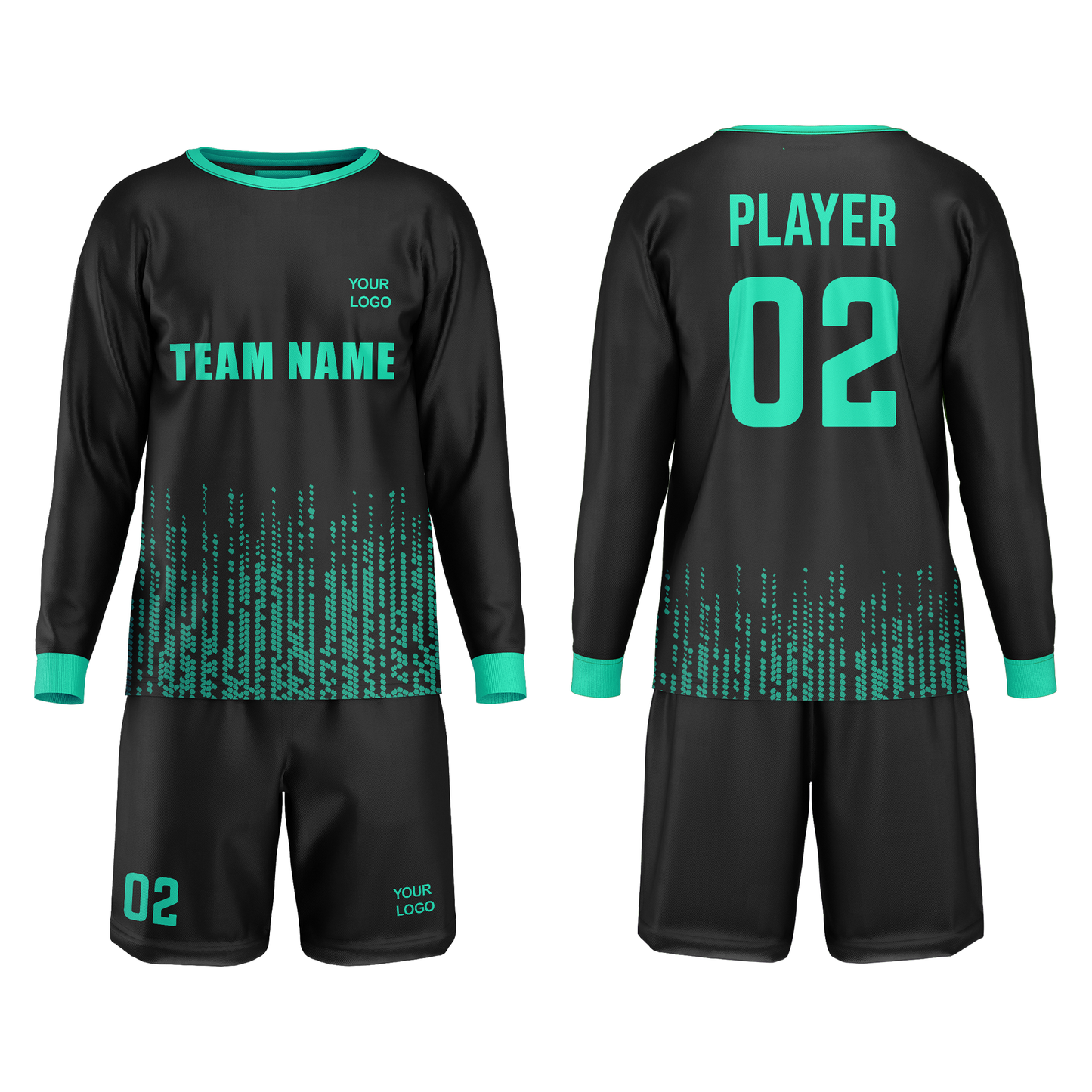 Custom Soccer Goalkeeper Uniform - Tech Design - Personalized Gamewear