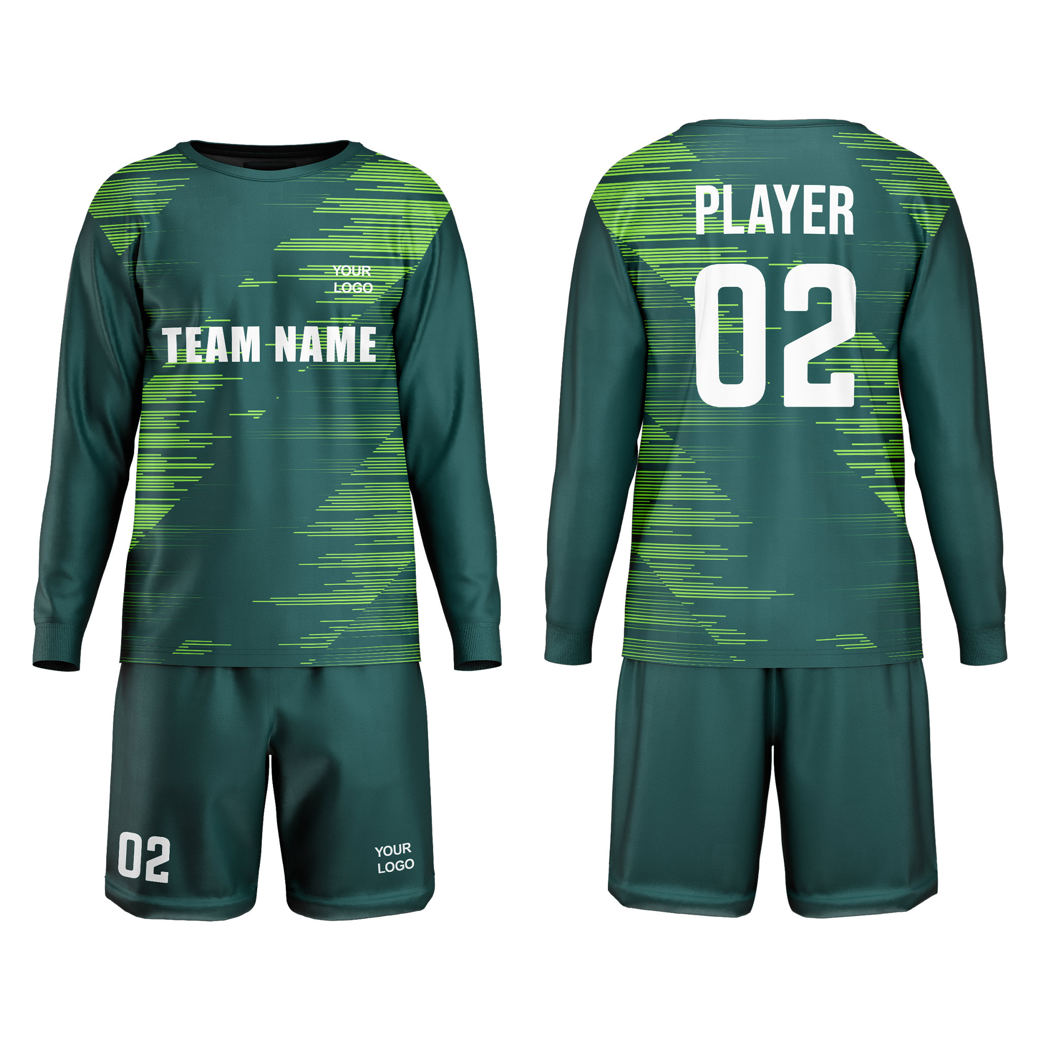 Customizable Soccer Goalkeeper Uniform