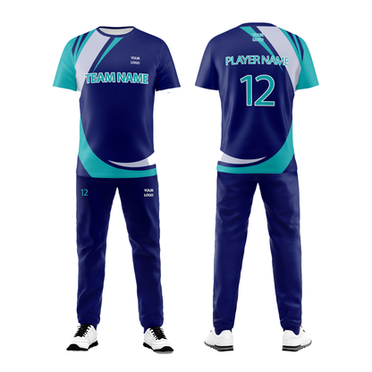 Custom Cricket Uniform - Three-Color Panel - Personalized Kit