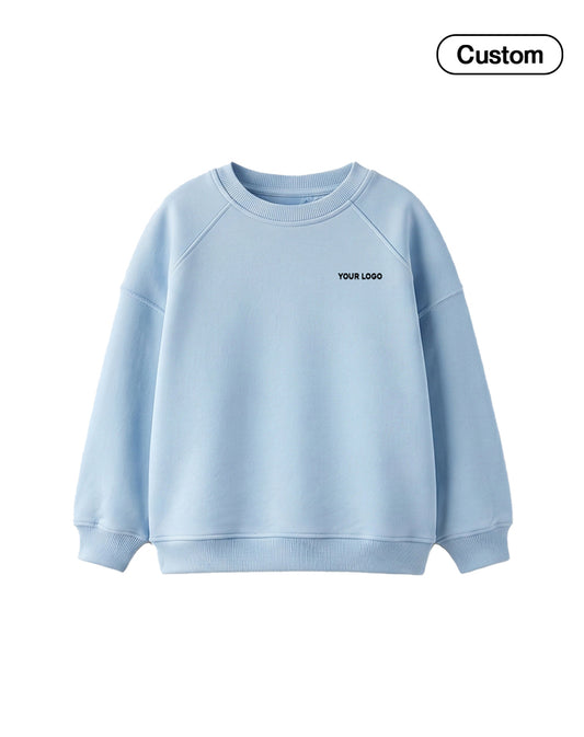 Custom Boys Sweatshirt - Classic Raglan Crewneck - Personalized Top
